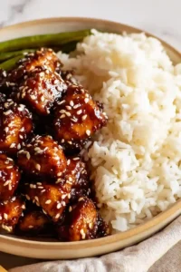 High Protein Sesame Chicken