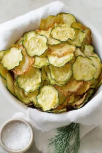 salt and vinegar zucchini chips