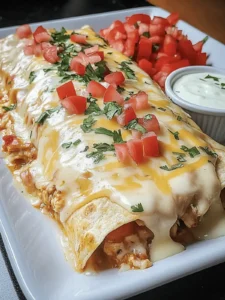 Queso Chicken Enchiladas