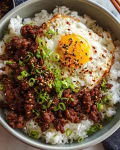Korean Ground Beef Bowl (25-Minutes)